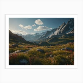 Mountain Landscape Art Print