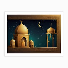 Ramadan Mosque Art Print