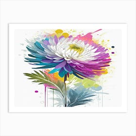 Chrysanthemum Flower 1 Art Print