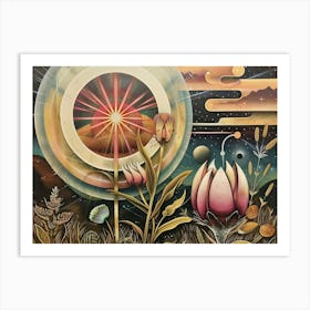 Esoterique Flower Art Print