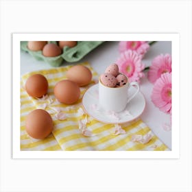 Eggs In A Cup 2 Art Print