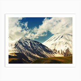 Snowy Mountains Art Print