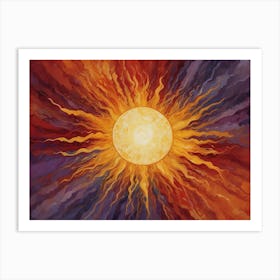 The Great Sun Art Print