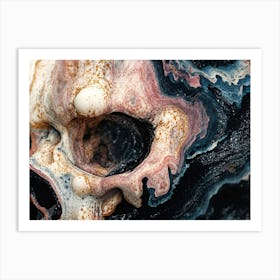 Skull Of A Stone Age Man Art Print