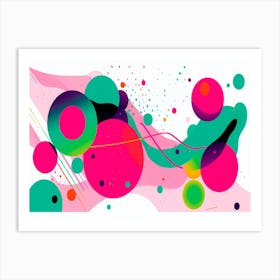 Abstract Circles 17 Art Print