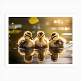 Ducklings Art Print