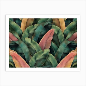 Tropical Leaves 21 Art Print