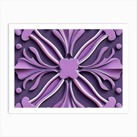 Purple Flower Art Print