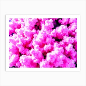 Pink Clouds In The Sky Art Print