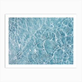 Pool Water Art Print