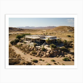 Desert House 3 Art Print