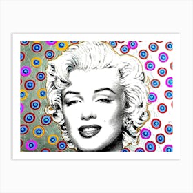 Marilyn - Monroe - collage Art Print