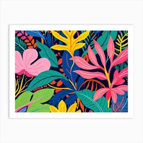 Tropical Leaves 2 Art Print