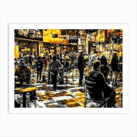 Nyc Nightlife Art Print