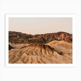 Death Valley Mountains Art Print
