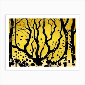 Trees Of Gold Art Print