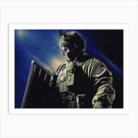 Light Of Heroes ― Fuze Spetsnaz Tom Clancys Rainbow Six Siege Art Print