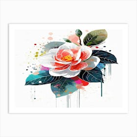 Flower Painting 15 Art Print