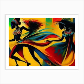 African Dance Art Print