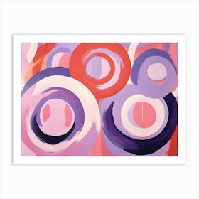 Abstract Circles 9 Art Print