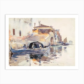 Ponte Panada, Fondamenta Nuove, Venice, John Singer Sargent Art Print