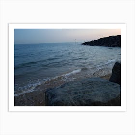 Beach at Night 3 Art Print