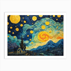 Starry Night ala Vincent Art Print