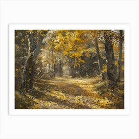 Autumn Path 10 Art Print