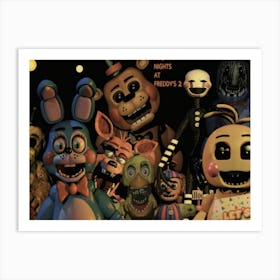 Five Nights at Freddy's Gift Art Print