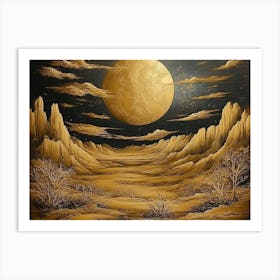 3d Modern Artwork Painting Art Print