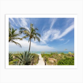 Path To An Awesome Beach Art Print