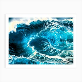 Ocean Waves Art Print