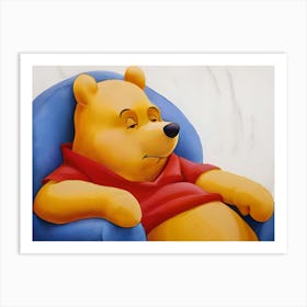 Winnie The Pooh Tuxedo Meme Art Print