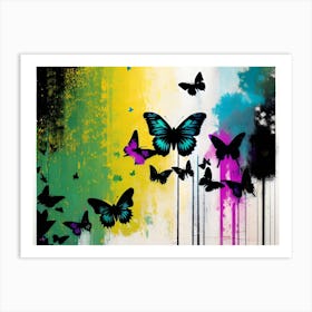 Butterfly Painting 82 Art Print