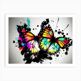 Butterfly Painting 196 Art Print