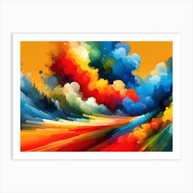 Modern Abstract Painting 2 Art Print