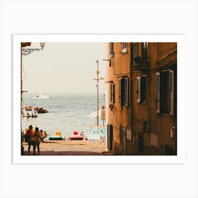 Sorrento Beach, Italy Art Print