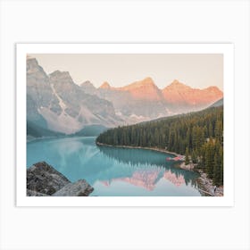 Canadian Lake Sunset Art Print