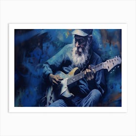 Blues Soul Series 17 - Old Timer Blues Art Print