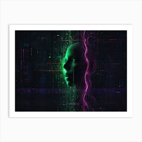 Algorithmic Dreams Unleashed Art Print