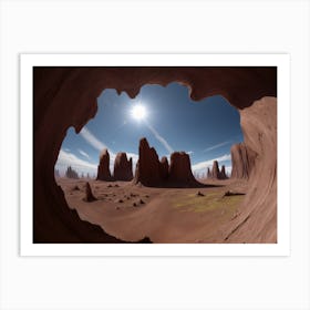 Desert Cave Art Print