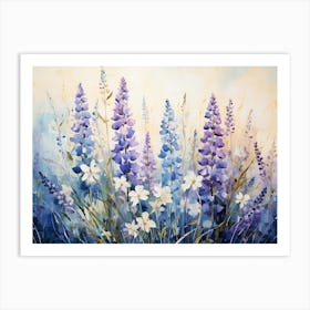 Lupines 3 Art Print