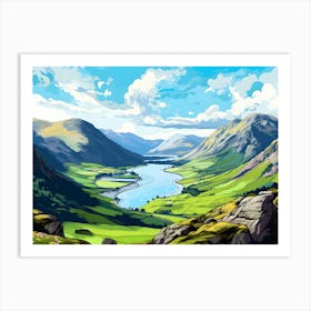 The Lake District Art Print