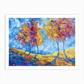 Autumn Trees 26 Art Print