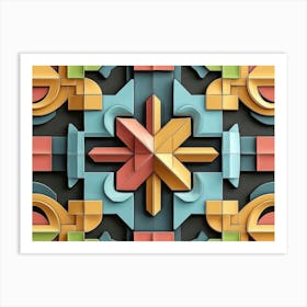 Geometric Pattern Art Print