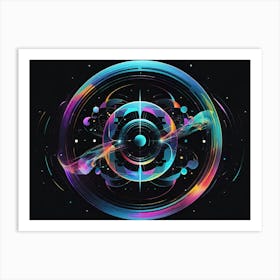 Psychedelic Circle Art Print