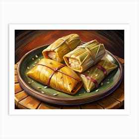 Traditional Latin American Tamales Art Print