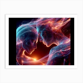 Two People In Love Art Print