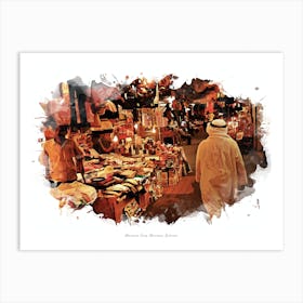 Manama Souq, Manama, Bahrain Art Print