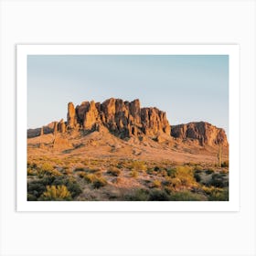 Superstition Desert Sunset Art Print